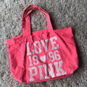 Hot Pink Victoria’s Secret Tote Bag